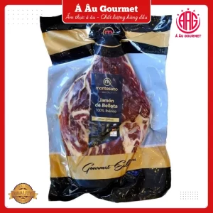 Đùi heo muối Iberico Bellota Montesano không xương thuần chủng 100% 48 tháng KG đùi sau