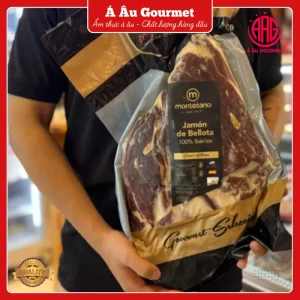 Đùi heo muối Iberico Bellota Montesano không xương thuần chủng 100% 48 tháng KG đùi sau