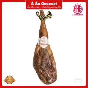 Đùi heo muối Iberico Cebo Montesano có xương 24 tháng KG đùi sau
