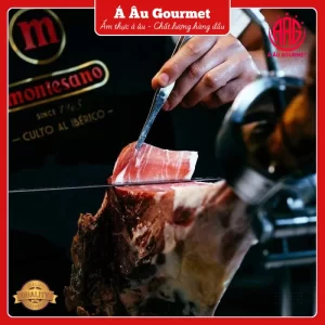 Đùi heo muối Iberico Cebo Montesano có xương 24 tháng KG đùi trước