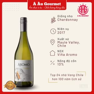 Rượu vang trắng Chile Aromo Chardonnay 13% Maule Valley 2017