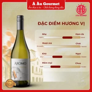 Rượu vang trắng Chile Aromo Chardonnay 13% Maule Valley 2017