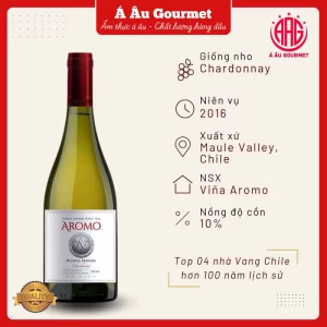 Rượu vang trắng Chile Aromo Reserva Privada Chardonnay 13.0% Maule Valley 2016