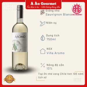 Rượu vang trắng Chile Aromo Varietal Sauvignon Blanc 13%