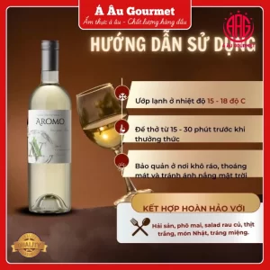 Rượu vang trắng Chile Aromo Varietal Sauvignon Blanc 13%
