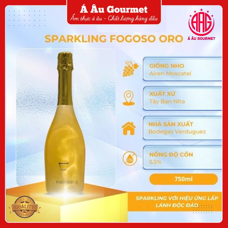 Sparkling Fogoso Oro 750ml 5.5%